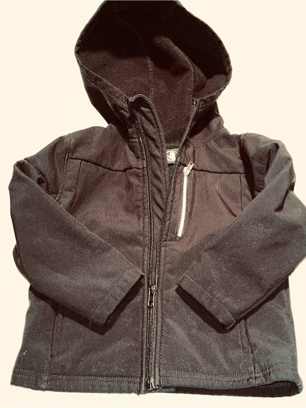 Body Glove Boys Black Hooded Softshell Jacket Full Zip Size 3T
